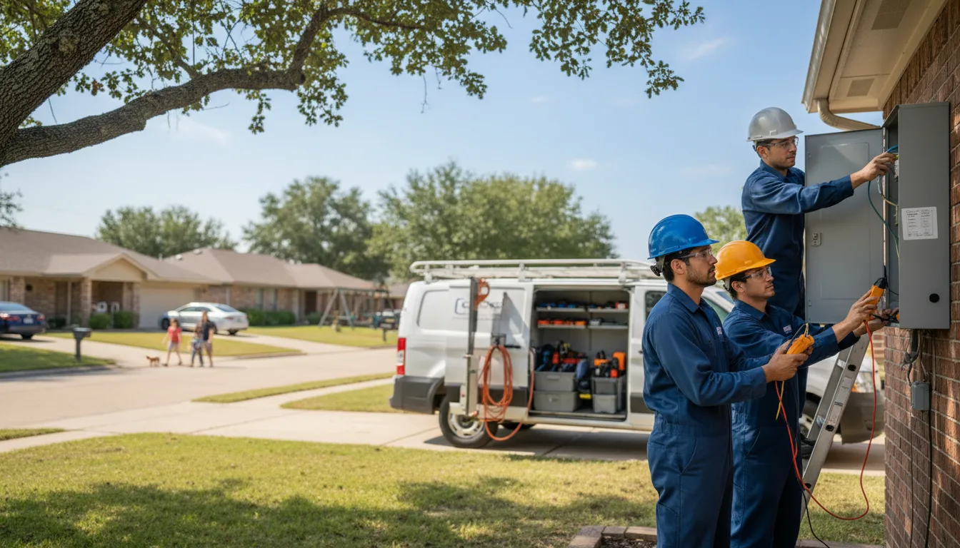 Certified electrician providing emergency electrical services in Lincoln, NE